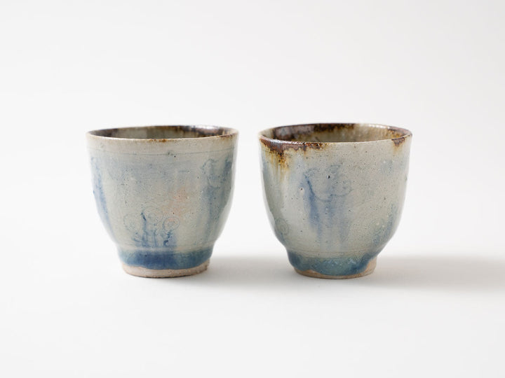 Tea Cup Blue Crafted By Tsubura Kagami — Hand-Glazed Japanese Pottery by Tsubura Kagami