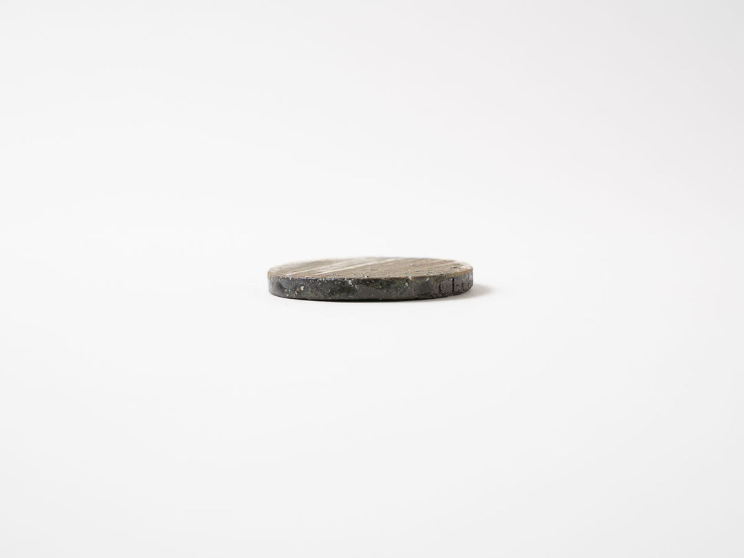 Earth Toned Round Chopstick Rest Crafted By Yuichi Hirai