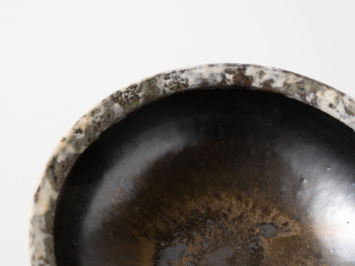 Earth Toned Small Round Bowl Crafted By Yuichi Hirai