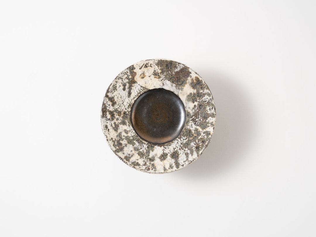 Earth Toned Compote Plate Small Crafted By Yuichi Hirai