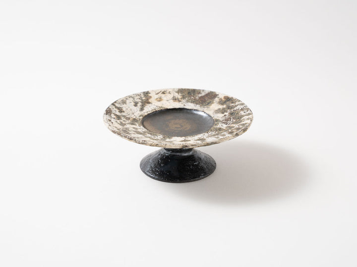 Earth Toned Compote Plate Small Crafted By Yuichi Hirai