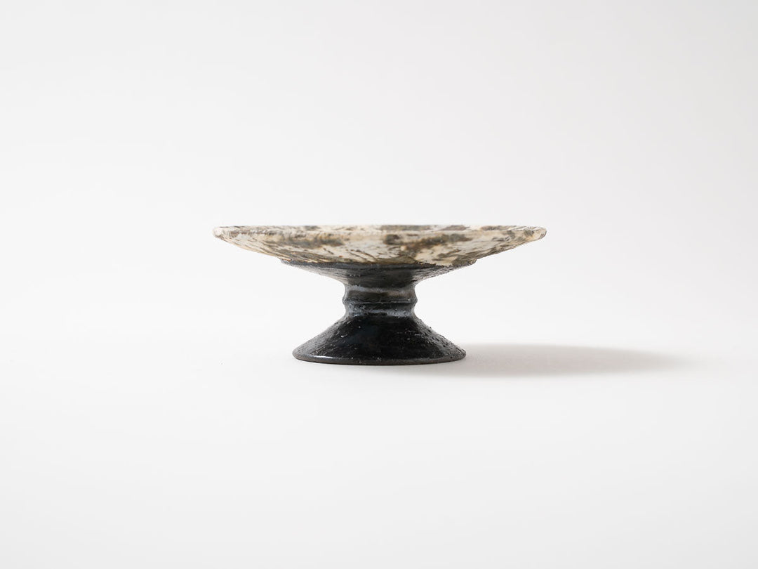 Earth Toned Compote Plate Small Crafted By Yuichi Hirai