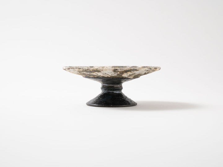 Earth Toned Compote Plate Small Crafted By Yuichi Hirai