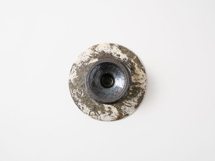 Earth Toned Compote Plate Small Crafted By Yuichi Hirai