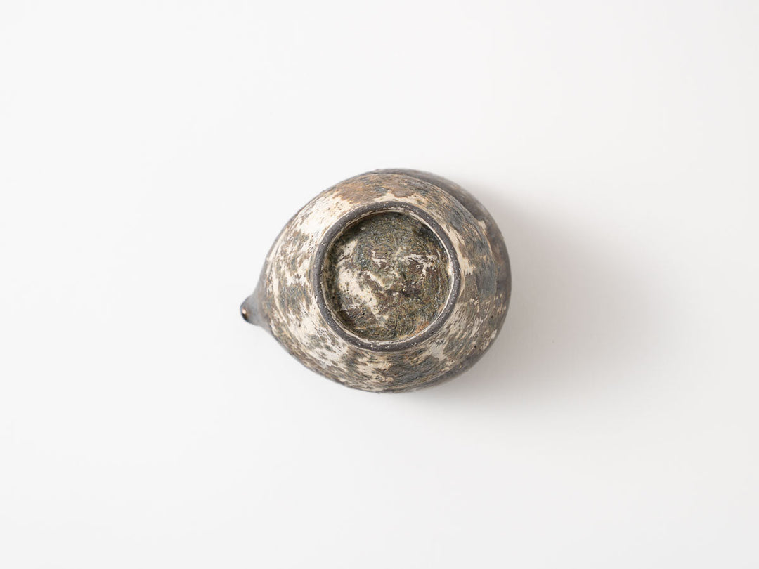 Earth Toned Katakuchi Sake Pourer Crafted By Yuichi Hirai
