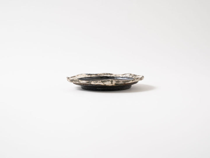 Mud Glaze Wavy Small Plate - Crafted By Yuichi Hirai