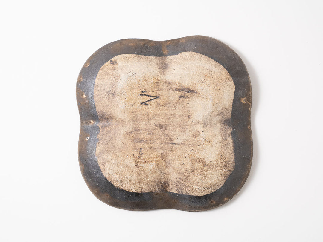 Rounded Square Plate L Mn - Crafted By Shizuka Fujiwara