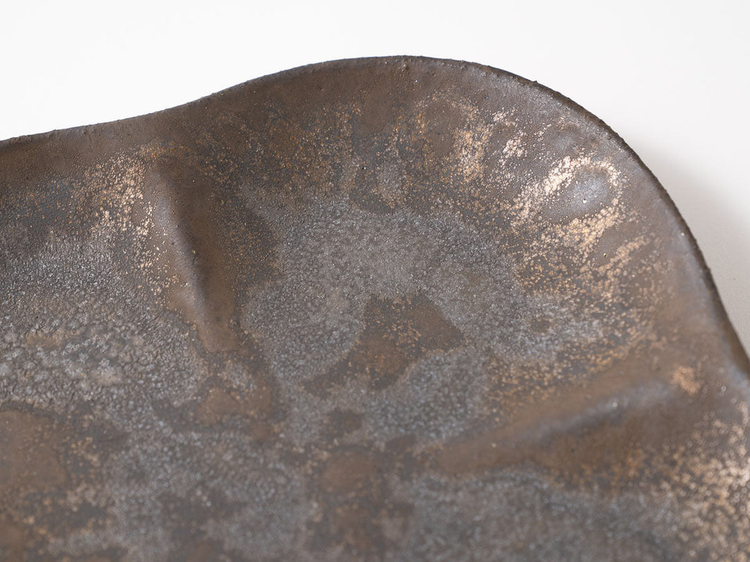 Rounded Square Plate L Mn - Crafted By Shizuka Fujiwara