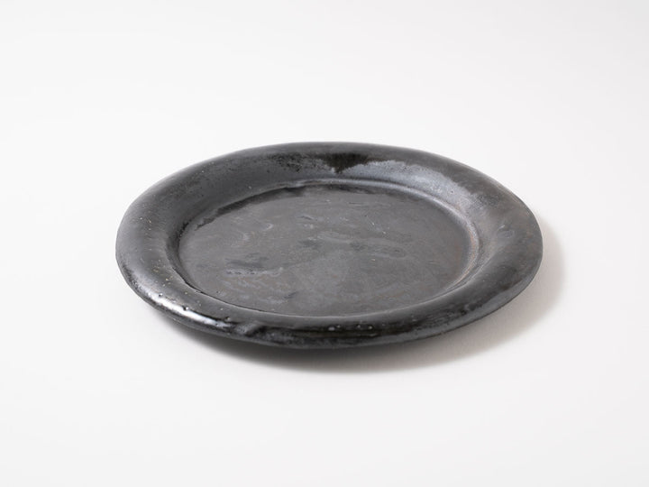 Round Rim Plate L Black - Crafted By Shizuka Fujiwara