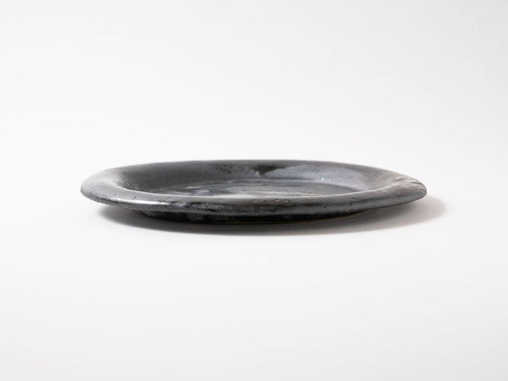 Round Rim Plate L Black - Crafted By Shizuka Fujiwara