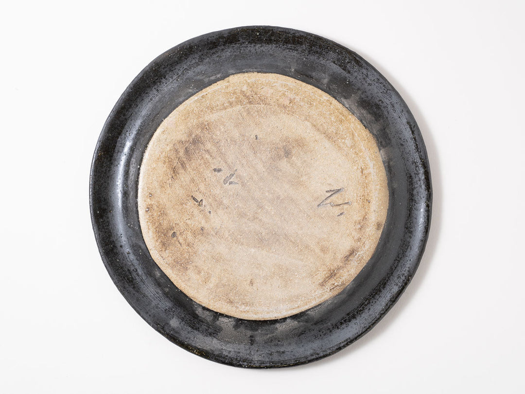 Round Rim Plate L Black - Crafted By Shizuka Fujiwara
