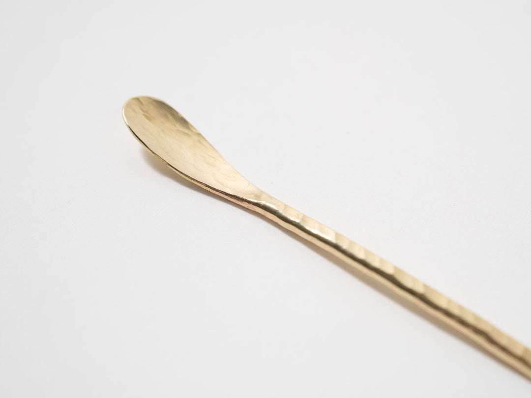 Brass Dessert Spoon - Crafted By Kiyoshi Haraguchi