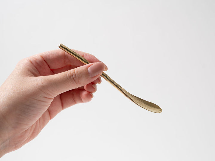 Brass Dessert Spoon - Crafted By Kiyoshi Haraguchi
