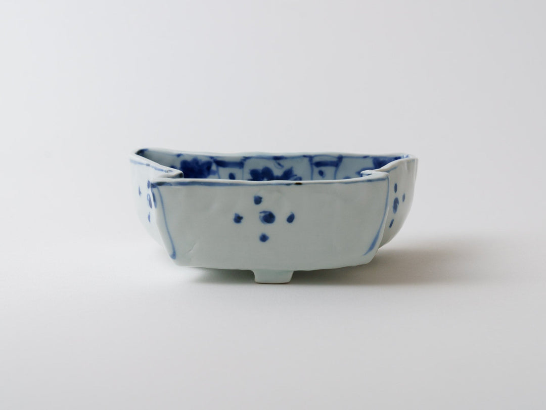 Underglazed Rabbit Footed Mukozuke - Crafted By Teiichiro Matsuo