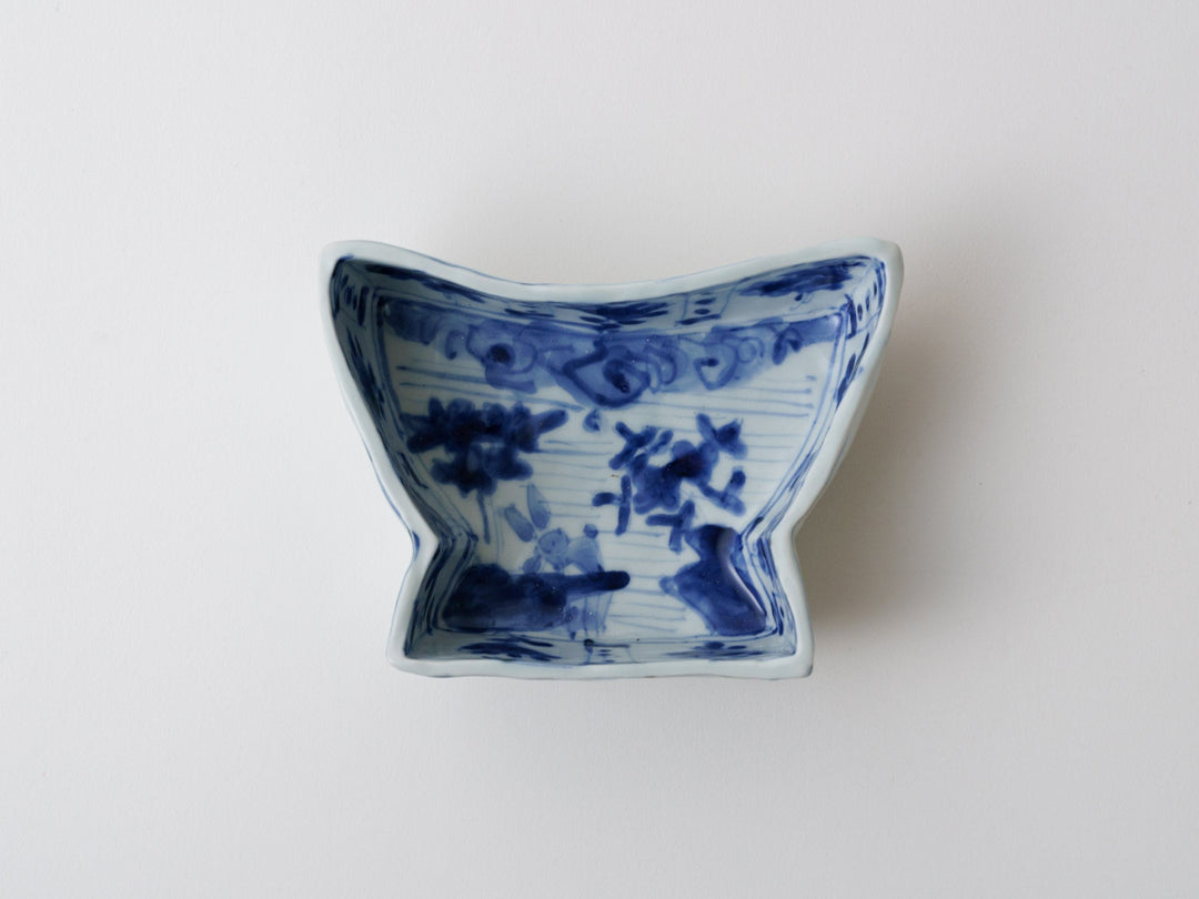 Underglazed Rabbit Footed Mukozuke - Crafted By Teiichiro Matsuo