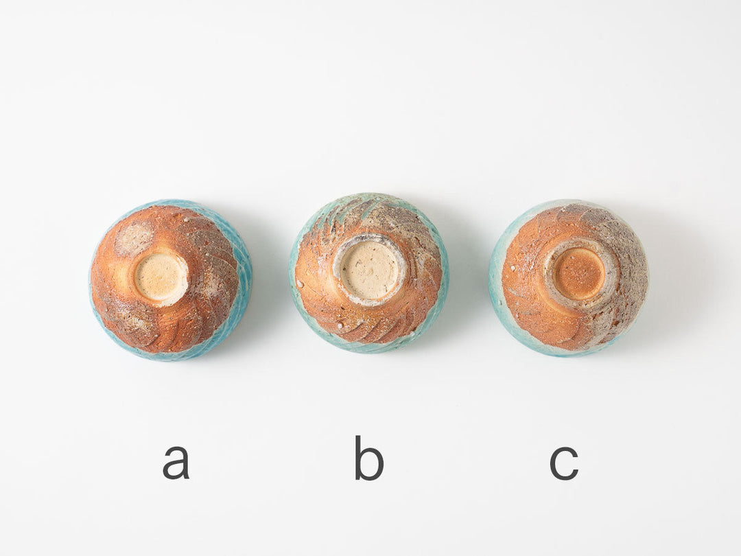 Small Carved Free Cup — Wood-Fired Japanese Pottery by Ryo Takahashi