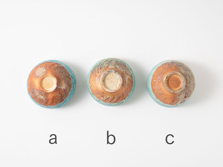 Small Carved Free Cup — Wood-Fired Japanese Pottery by Ryo Takahashi