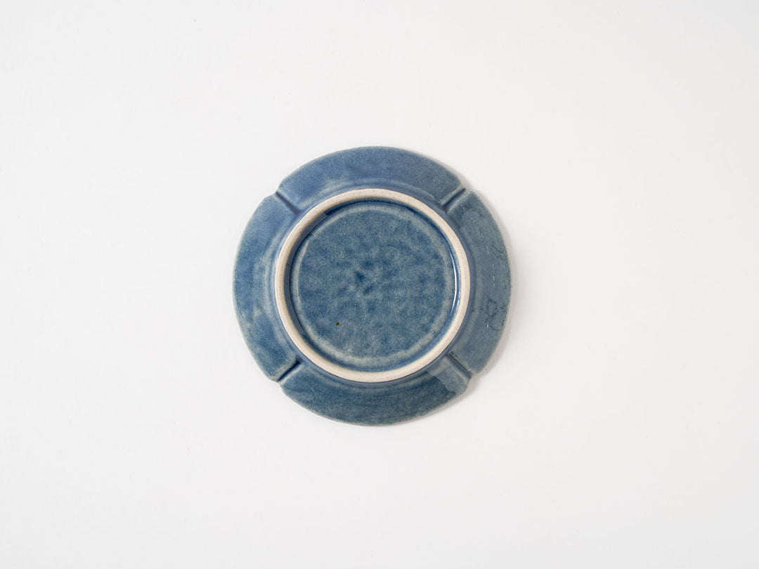 Four-Petal Motif Square Small Plate - Crafted By Hitomi Yamazaki