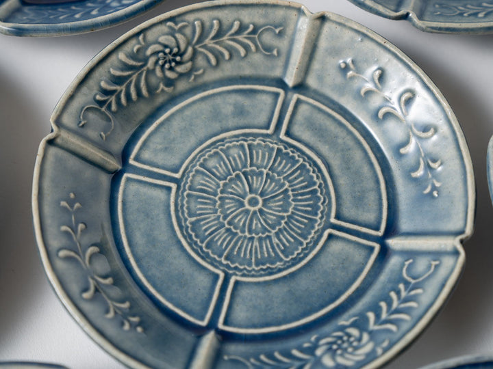 Four-Petal Motif Square Small Plate - Crafted By Hitomi Yamazaki