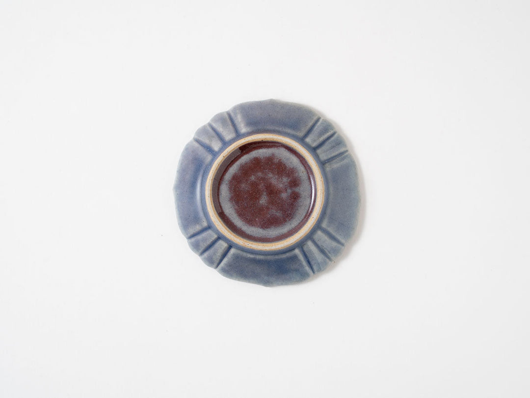 Cat Motif Flower-Rim Small Bowl - Crafted By Hitomi Yamazaki