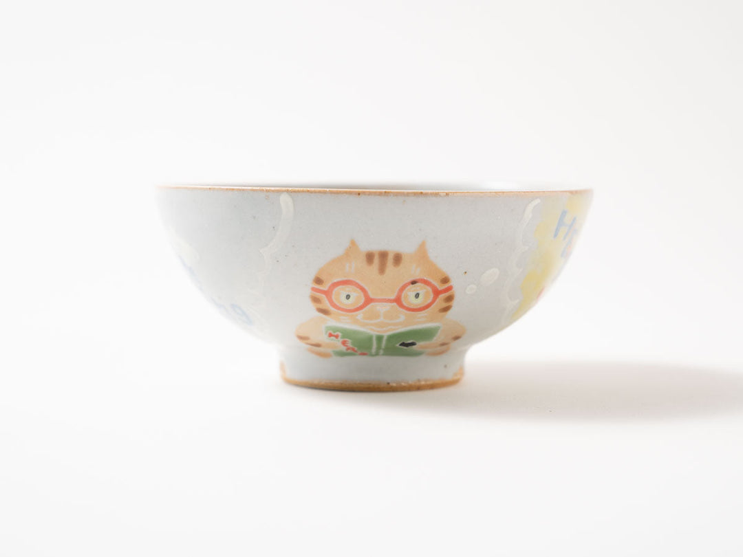 Rice Bowl, c — Hand-Painted Japanese Pottery by Hitomi Yamasaki