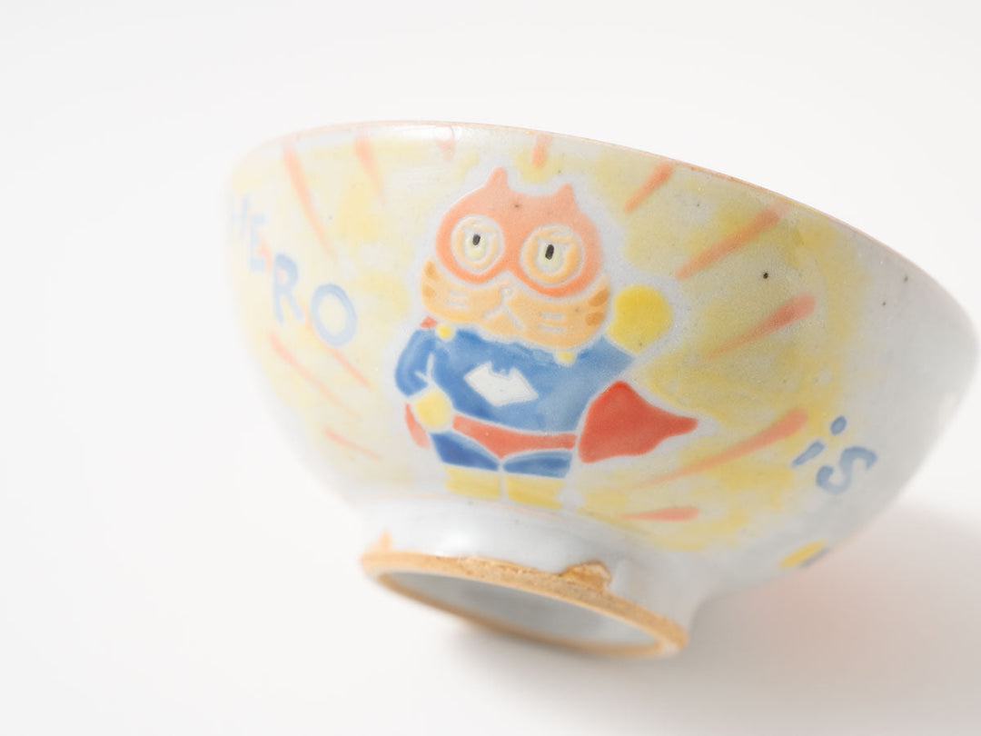 Rice Bowl, c — Hand-Painted Japanese Pottery by Hitomi Yamasaki