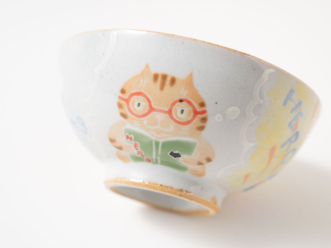 Rice Bowl, c — Hand-Painted Japanese Pottery by Hitomi Yamasaki