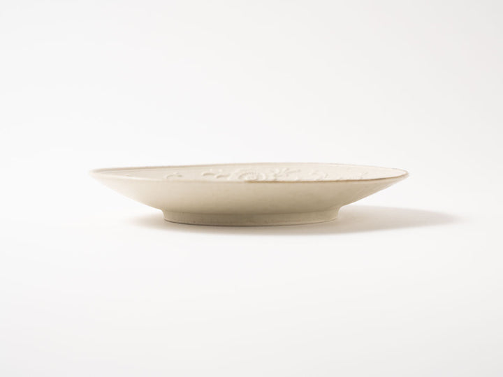 Floral Plate, 5.5-Sun — Hand-Painted Japanese Pottery by Hitomi Yamasaki