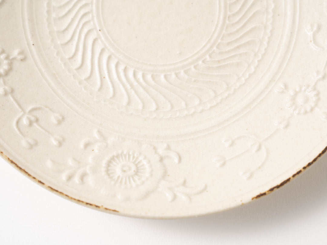 Floral Plate, 5.5-Sun — Hand-Painted Japanese Pottery by Hitomi Yamasaki
