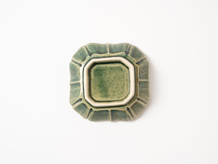 Floral Octagonal Small Plate — Hand-Painted Japanese Pottery by Hitomi Yamasaki