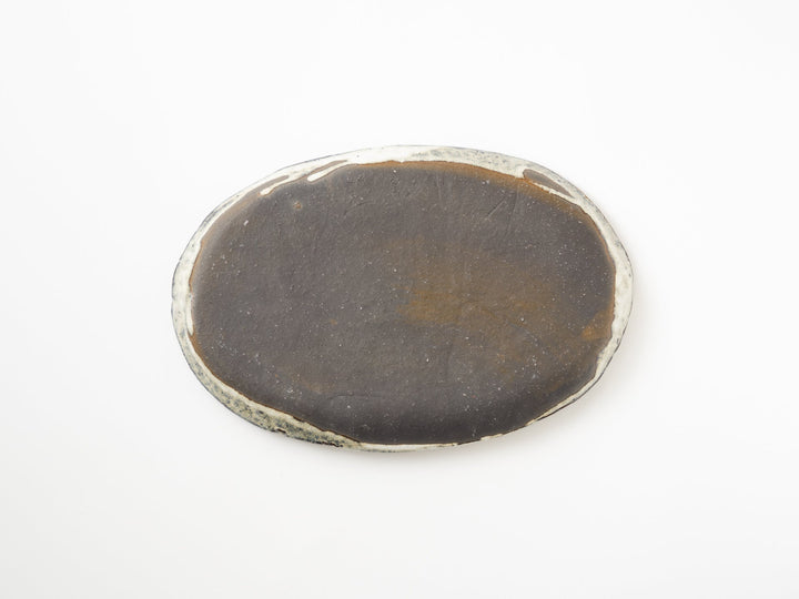 White Oval Plate L - Crafted By Yuichi Hirai