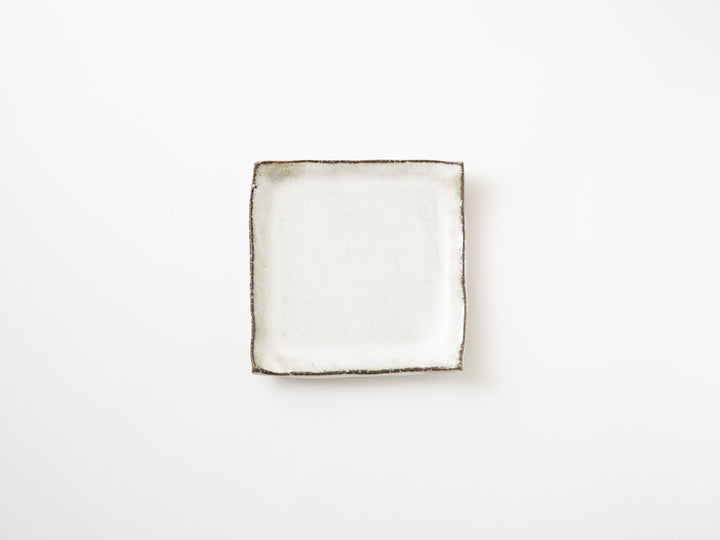 White Square Plate - Crafted By Yuichi Hirai