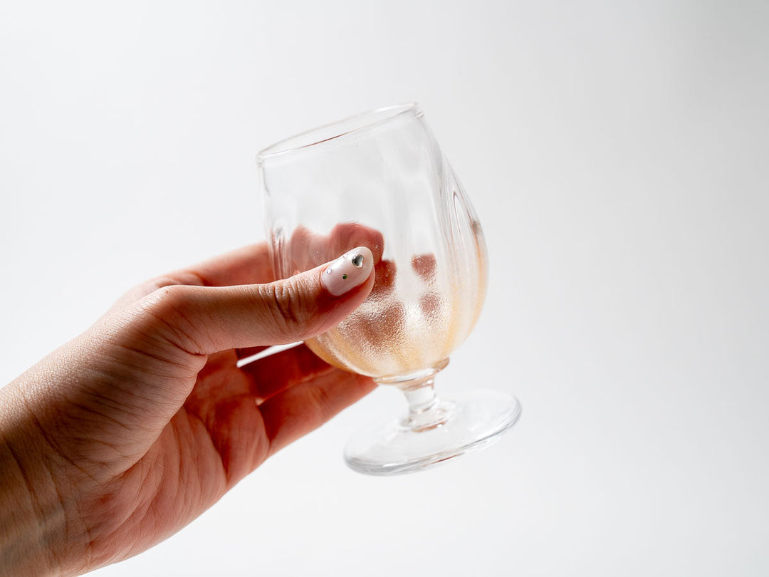 Rose Footed Tulip Glass - Crafted By Yuichi Yamazaki