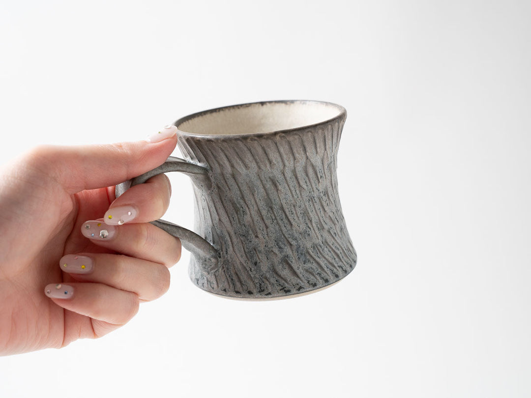 Flared Mug, Green — Hand-Glazed Japanese Pottery by Masanori Yamamoto