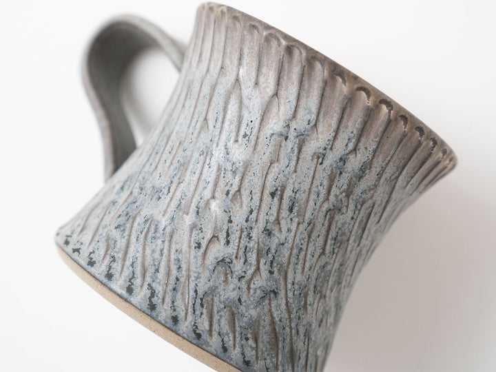 Flared Mug, Green — Hand-Glazed Japanese Pottery by Masanori Yamamoto