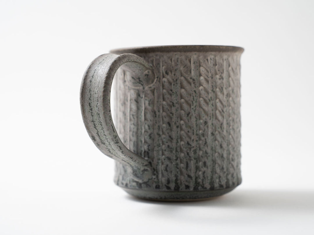 Straight-Sided Mug, Green — Hand-Glazed Japanese Pottery by Masanori Yamamoto