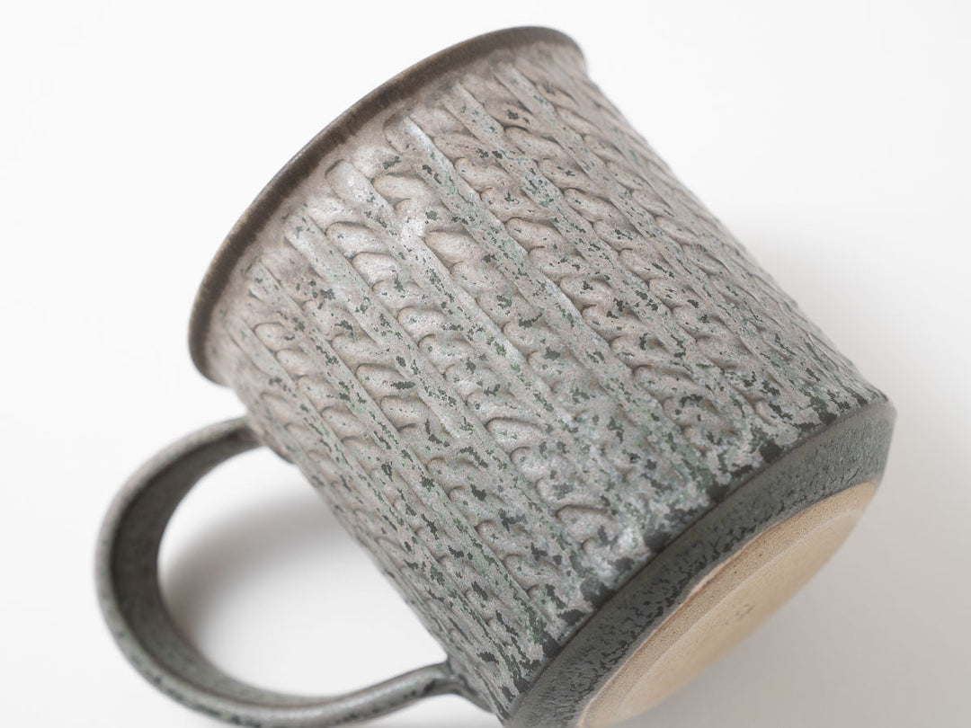 Straight-Sided Mug, Green — Hand-Glazed Japanese Pottery by Masanori Yamamoto