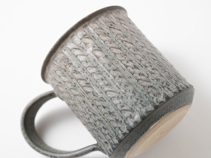Straight-Sided Mug, Green — Hand-Glazed Japanese Pottery by Masanori Yamamoto