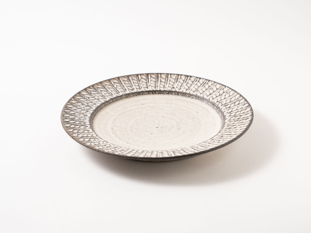 Twisted Rim Flat Plate (8 Sun) - Crafted By Masanori Yamamoto