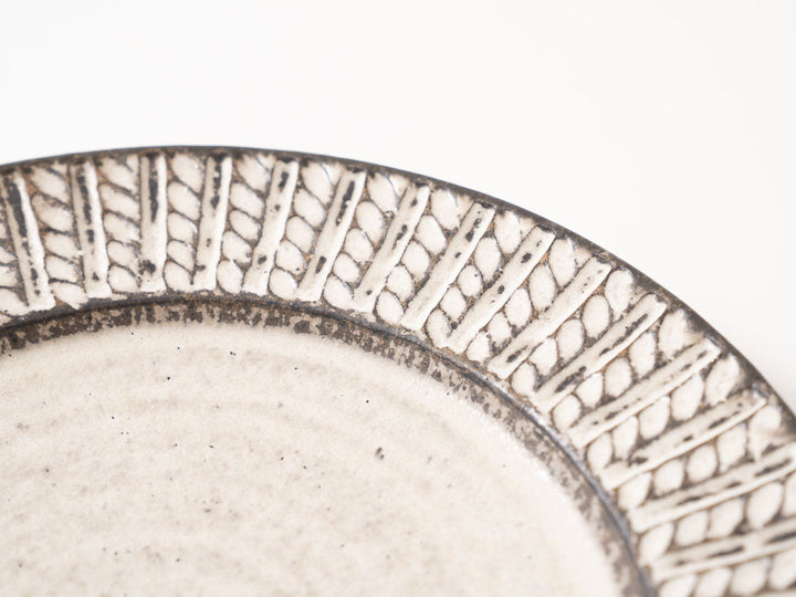 Twisted Rim Flat Plate (8 Sun) - Crafted By Masanori Yamamoto