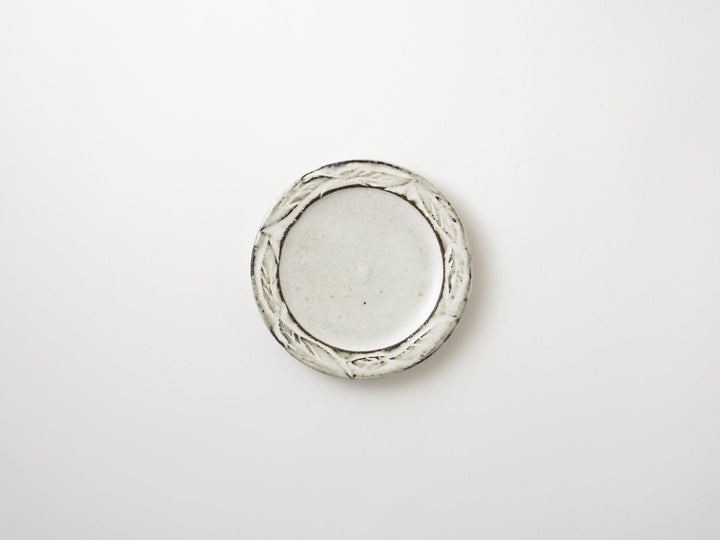 Carved Flower 4-Sun Plate - Crafted By Yuichi Hirai