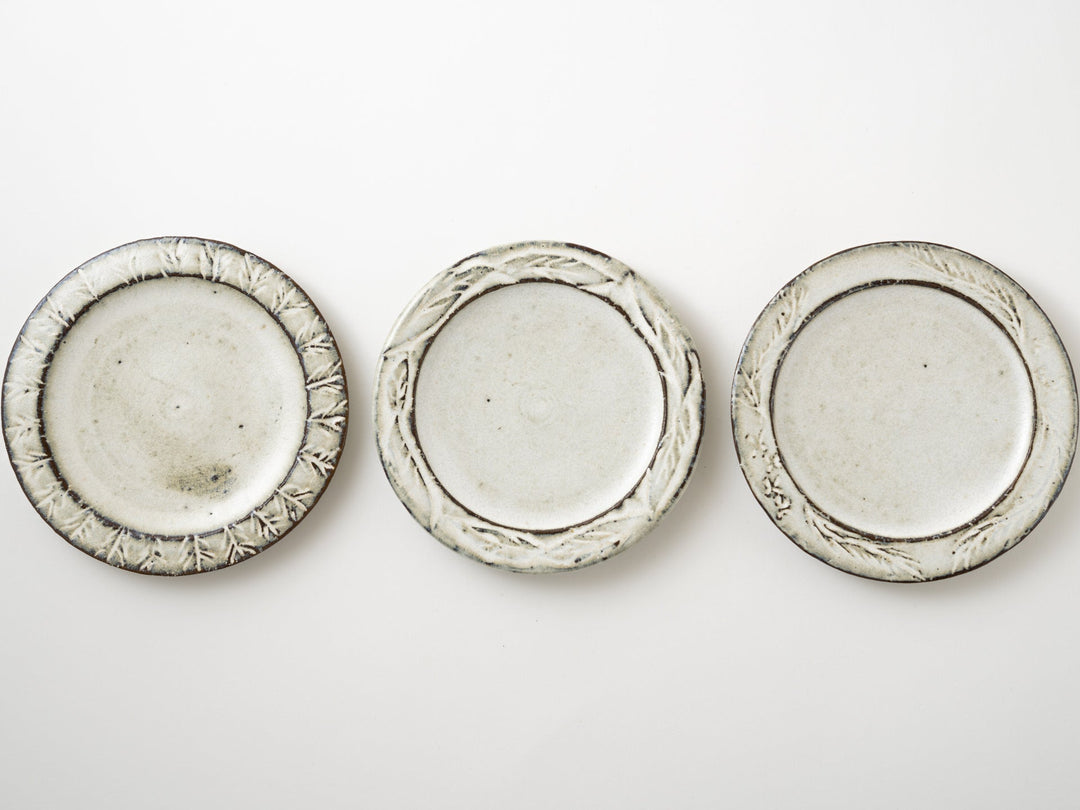 Carved Flower 4-Sun Plate - Crafted By Yuichi Hirai