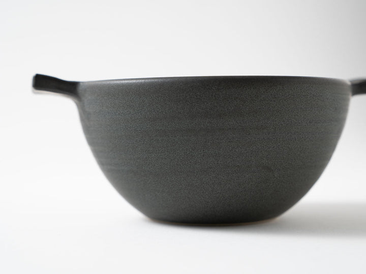 Eared Soup Bowl, Small, Green — Hand-Glazed Japanese Pottery by Masanori Yamamoto