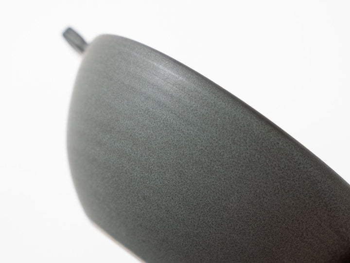 Eared Soup Bowl, Large, Green — Hand-Glazed Japanese Pottery by Masanori Yamamoto
