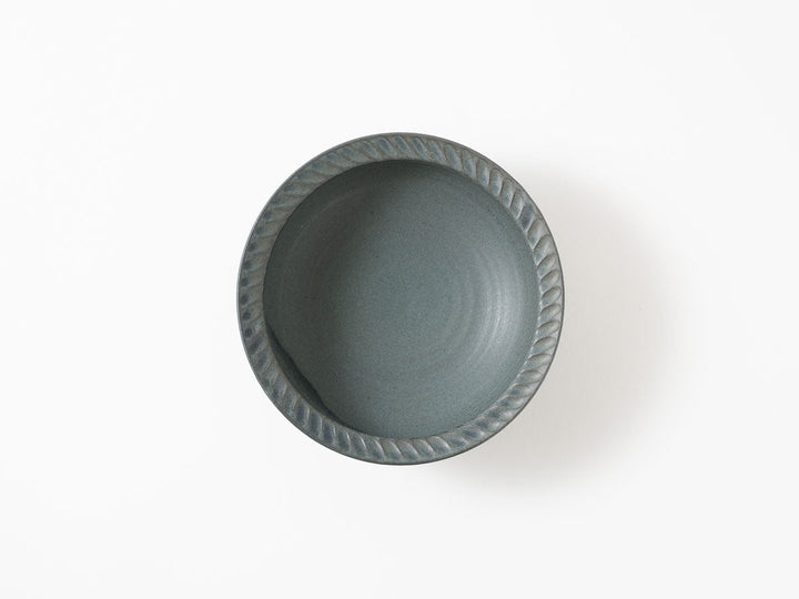 Rim Bowl S, Green — Hand-Glazed Japanese Pottery by Masanori Yamamoto