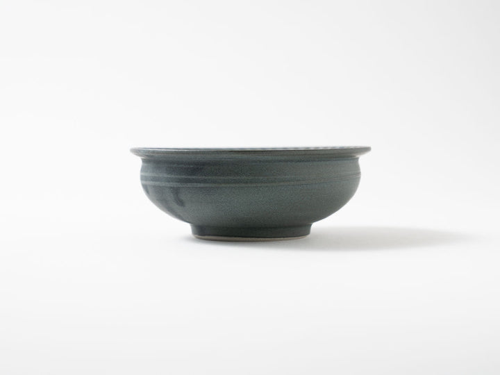 Rim Bowl S, Green — Hand-Glazed Japanese Pottery by Masanori Yamamoto