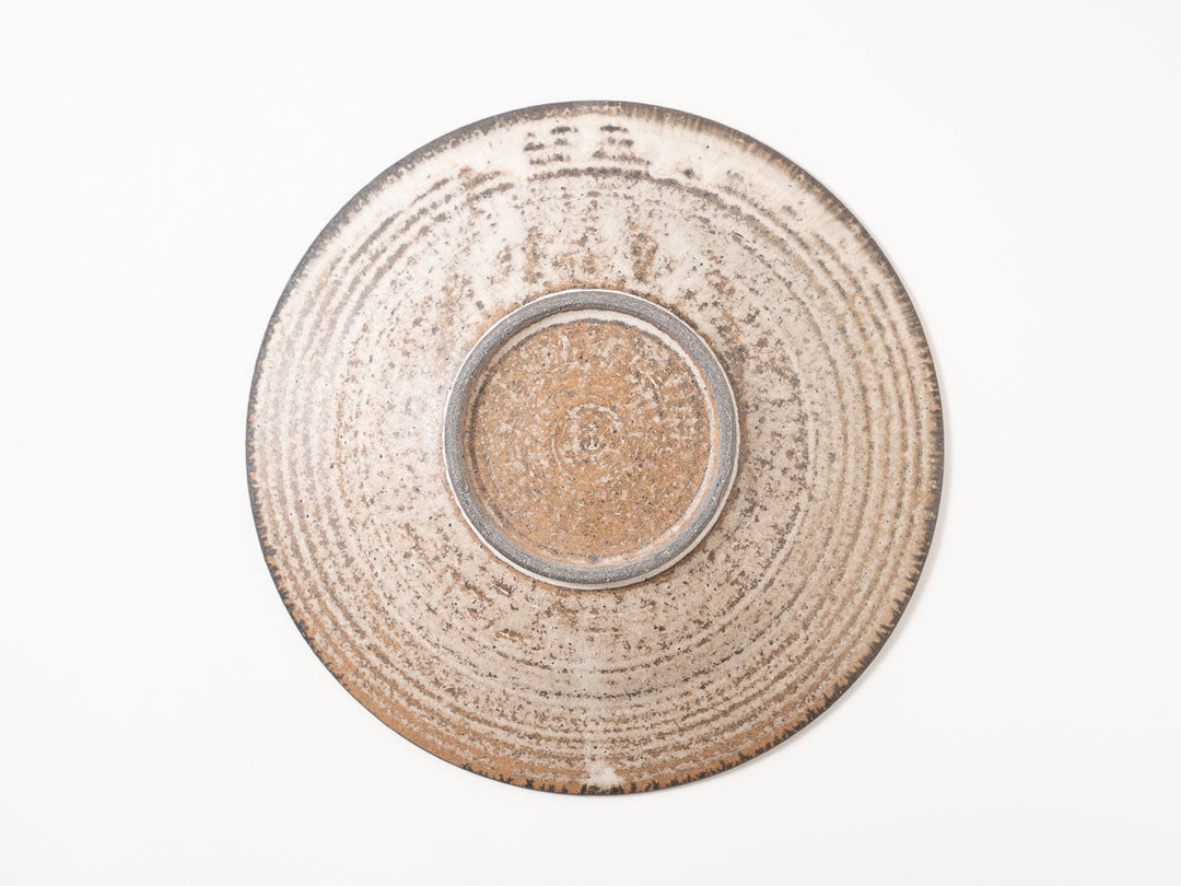 Shinogi Rim Plate (Large, White) - Crafted By Masanori Yamamoto