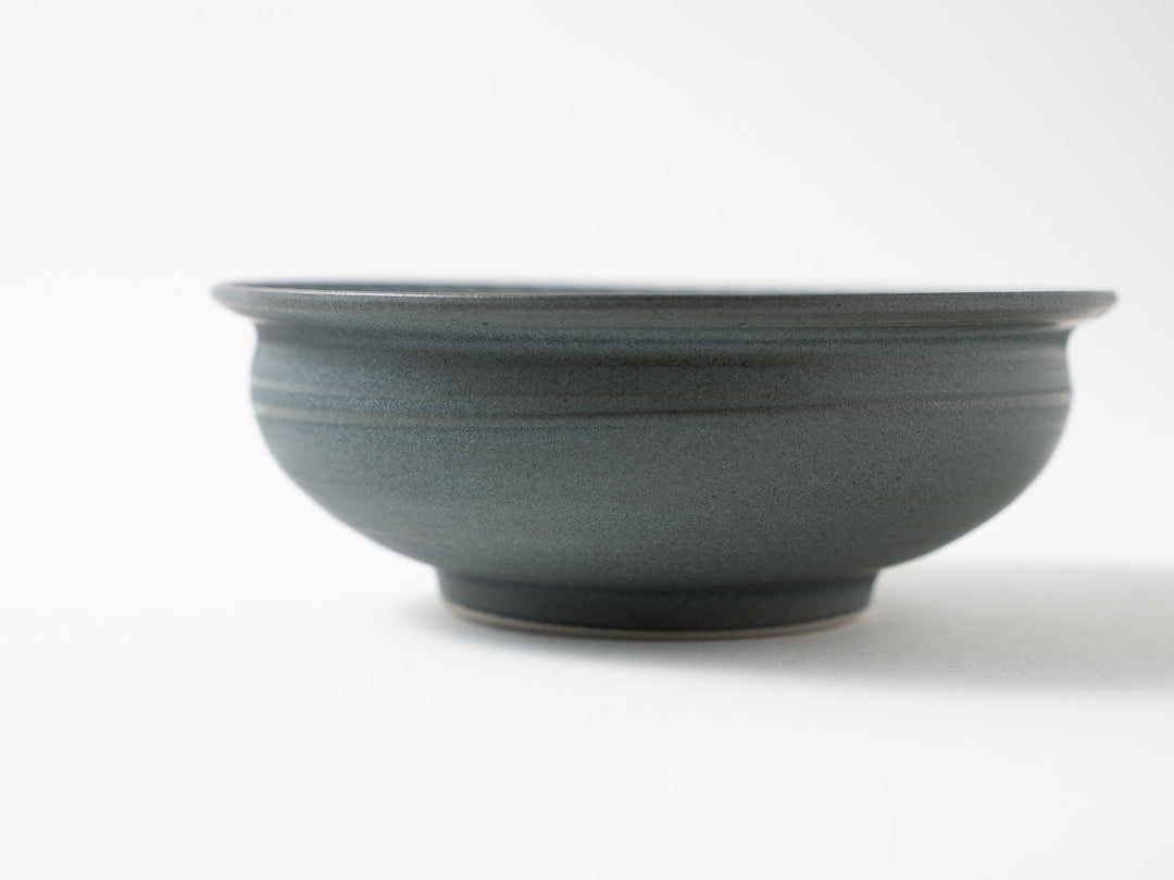 Rim Bowl S, Green — Hand-Glazed Japanese Pottery by Masanori Yamamoto