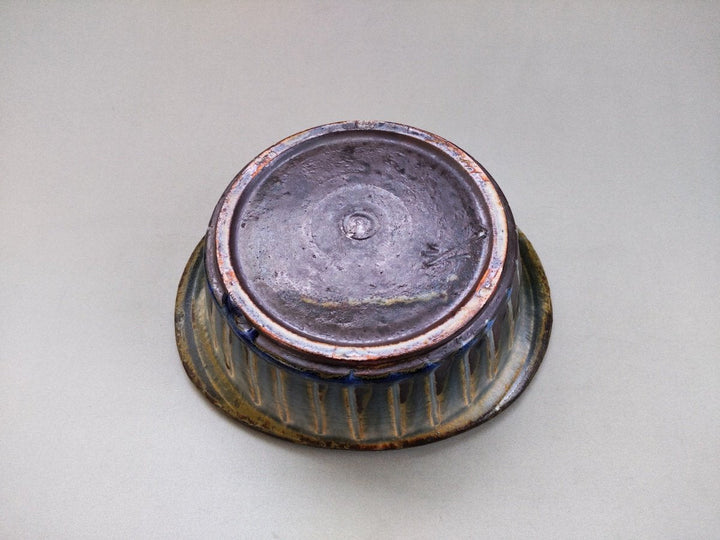 Ash Glazed Colored Heat-Resistant Gratin Bowl - Crafted By Taizo Yamamoto