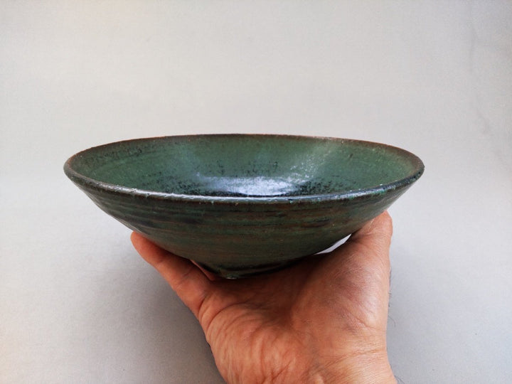 Matte Oribe 6.5-Sun Shallow Bowl - Crafted By Kazuhito Yamamoto